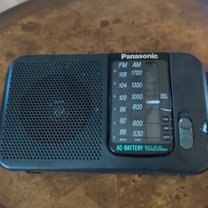 Panasonic Black Portable AM/FM Radio
